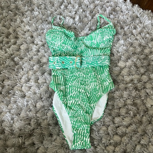 Johnathan Simkhai Noa Printed Belted Bikini - Picture 2 of 7